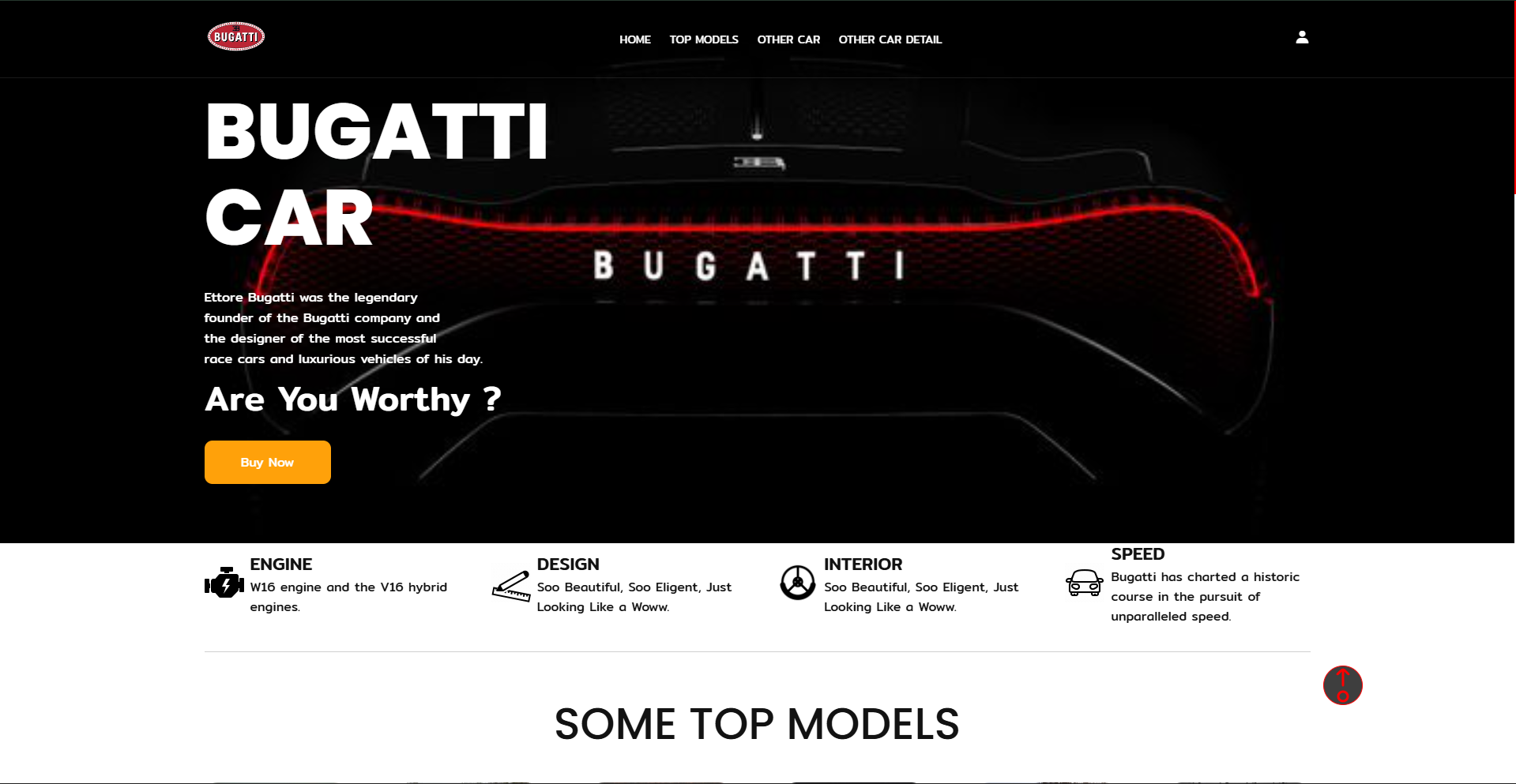 Bugatti Website